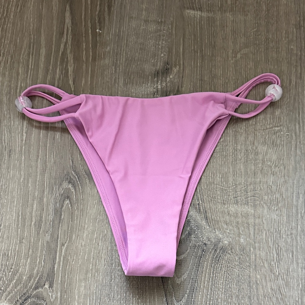 Lovers + Friends Light Pink/Purple Bikini Bottom
